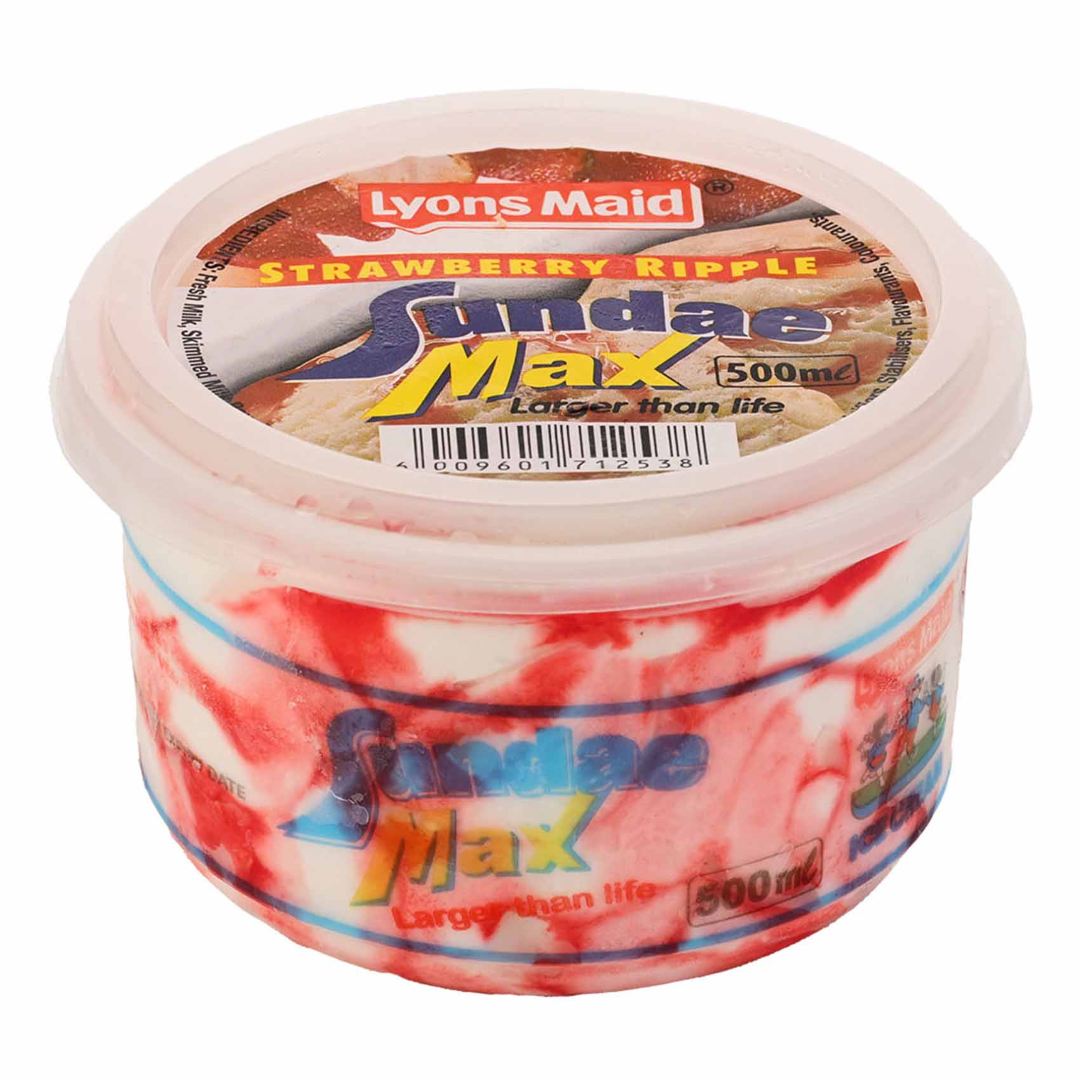 LYONS MAID STRAWBERRY RIPPLE 500ML